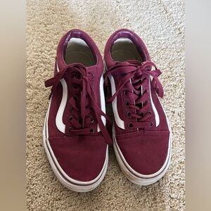 Maroon Vans